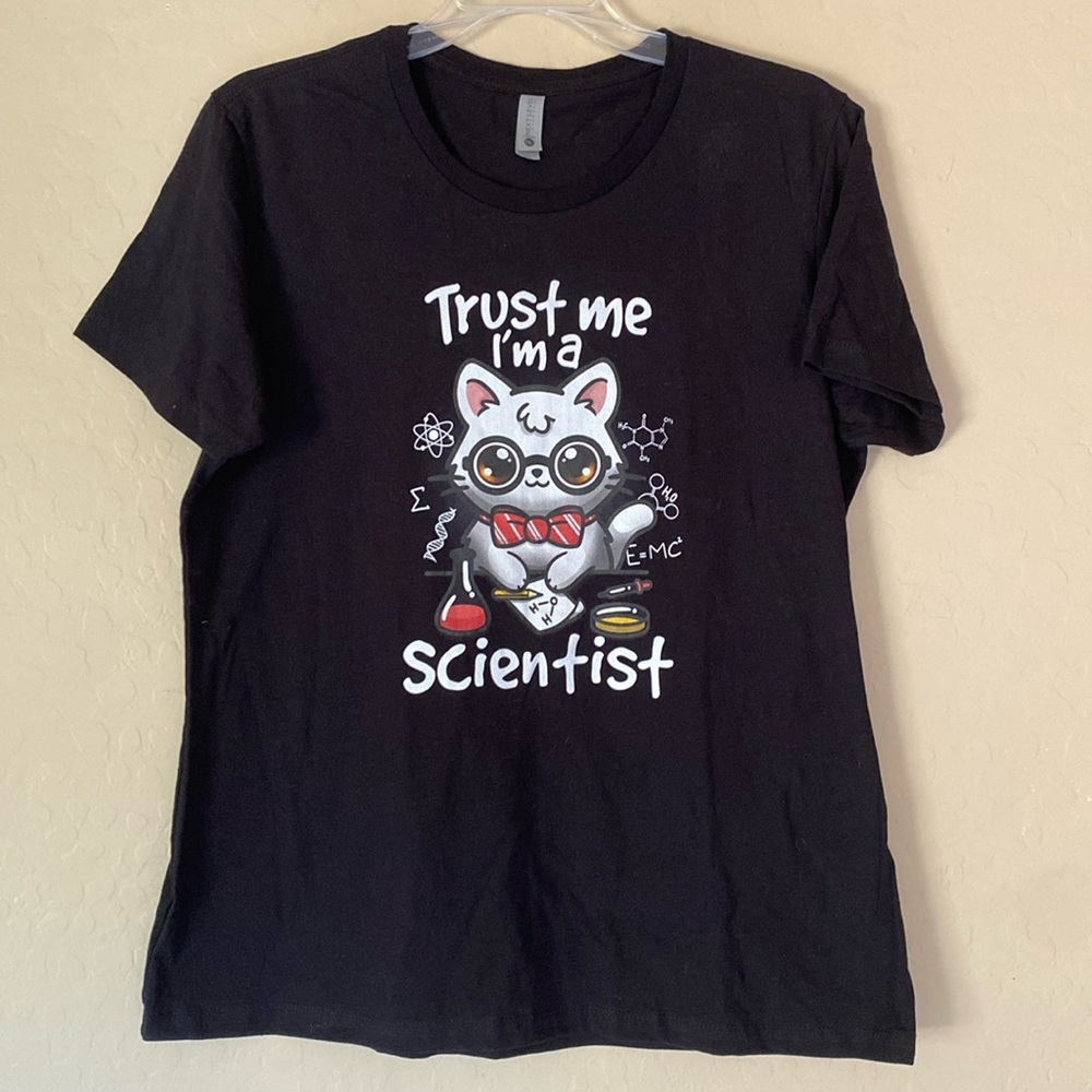 Cat scientist, XXL shirt, Trust Me I’m a Scientist